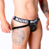Macho - Mx25Nc Jock Svart Läder S