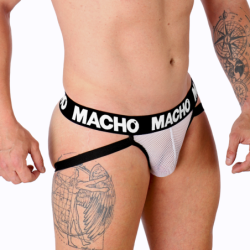 Macho - Mx26X1 Jock Netzstoff Weiß L