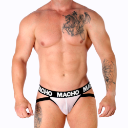 Macho - Mx26X1 Jock Siatka Biały L
