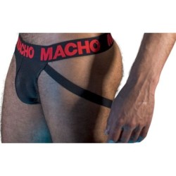 Macho - Mx26X2 Jock Črno/Rdeča Xl