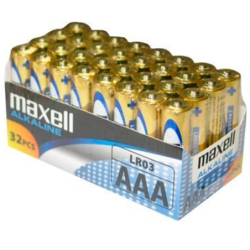 Pile Alcaline Aaa Lr03 Pack*32 Piles