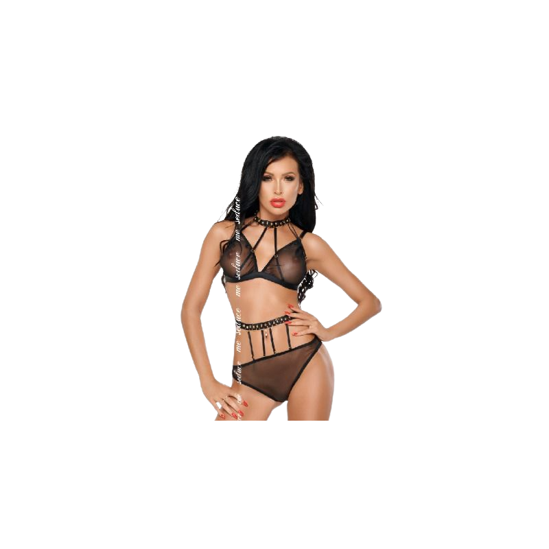 Dotty Set Dvoudílný Černý L/Xl