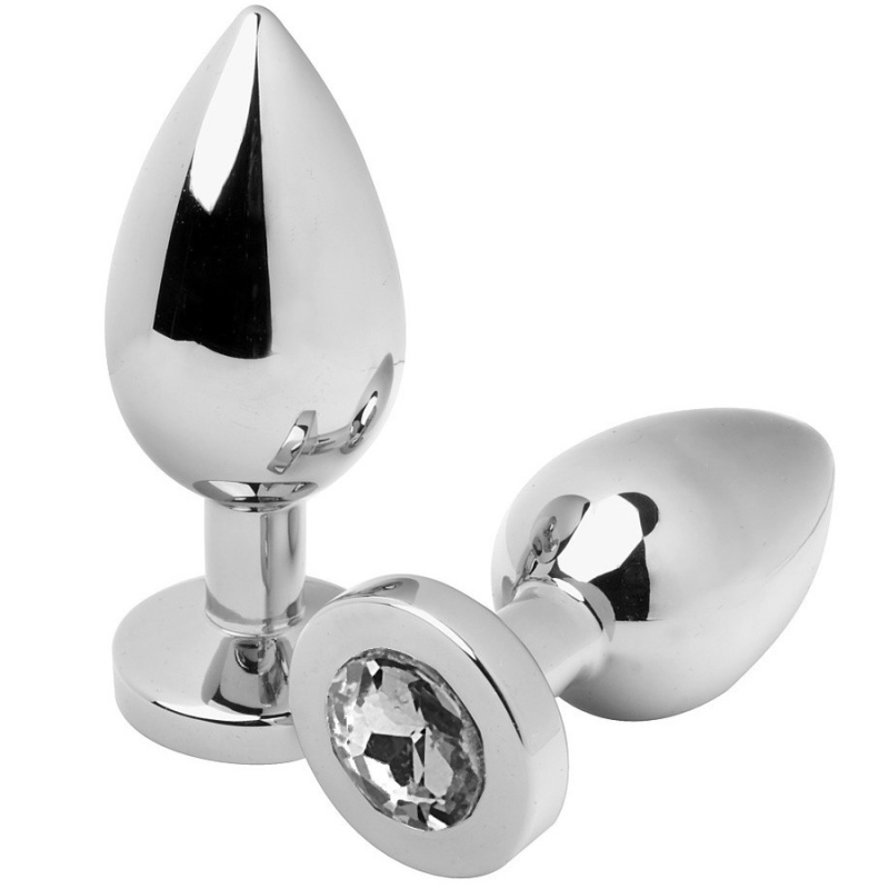 Plug Anale Diamante Trasparente Small 5.71Cm