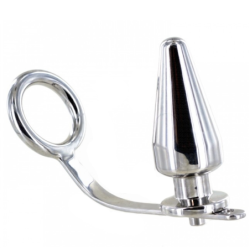 Anillo Acero Con Plug Anal 45 X 45Mm