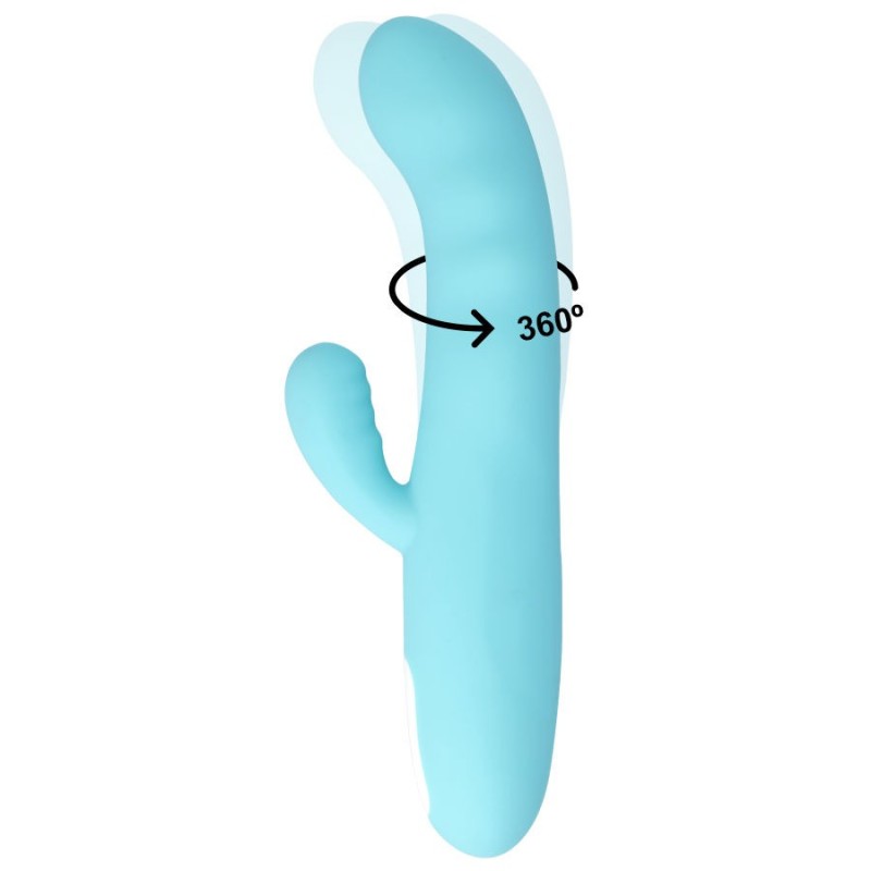Eiffel Rotējošs Vibrators Zili Zaļš
