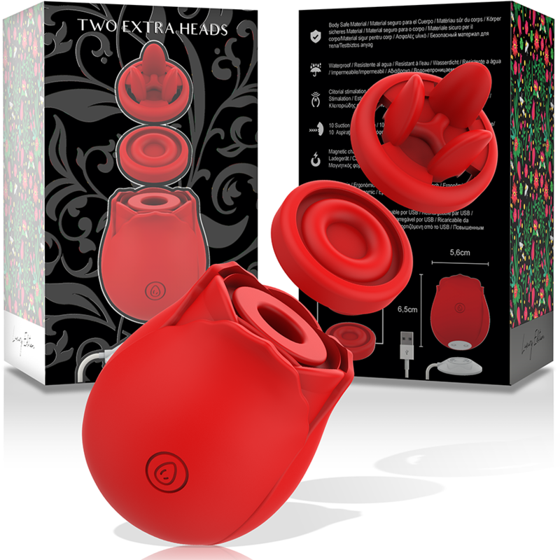 Stimulateur Clitoris Deux Têtes 3 En 1 Édition De Luxe