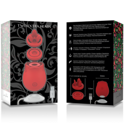 Klitora stimulators ar divām galviņām 3 vienā Deluxe Edition