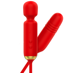 Toscana Double Pleasure Wand + Ruch GÓRA-DÓŁ