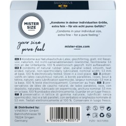 M-suuruses kondoomid 53 mm (3 tk)