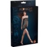 Modell 17 Netz-Kleid Schwarz Einheitsgröße