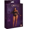 Modell 9 Body Langarm Schwarz Glänzend Einheitsgröße / Plus Size
