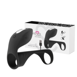 Brandon Potente Anillo Vibrador Con Funda De Engrosamiento Masculino