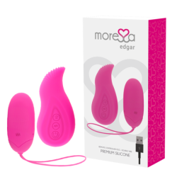 Edgar Set Duo Remote Egg & Remote Control With Built-In Vibration Premium Silicone Remote Control