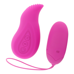 Edgar Set Duo Remote Egg & Remote Control With Built-In Vibration Premium Silicone Remote Control