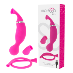 Kirk Duo Succionador + Masajeador Multi Prestaciones Premium Silicone Recargable