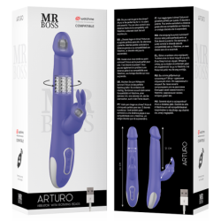 Mr. Boss - Vibrator și Rotator Arturo Compatibil cu Tehnologia Wireless Watchme
