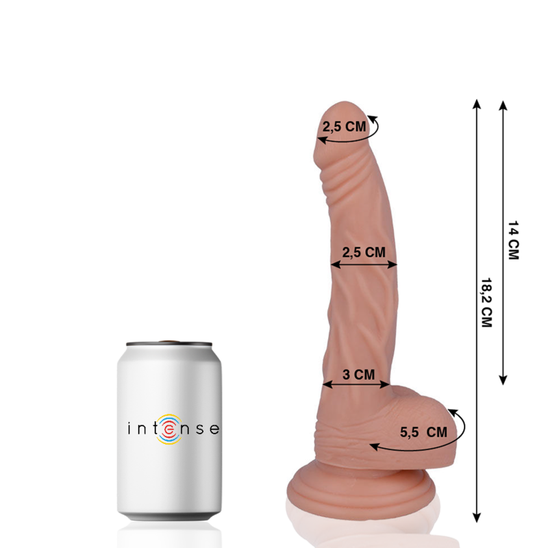 Mr Intense - 12 Pene Realistice 18.2 Cm -O- 2.5 Cm