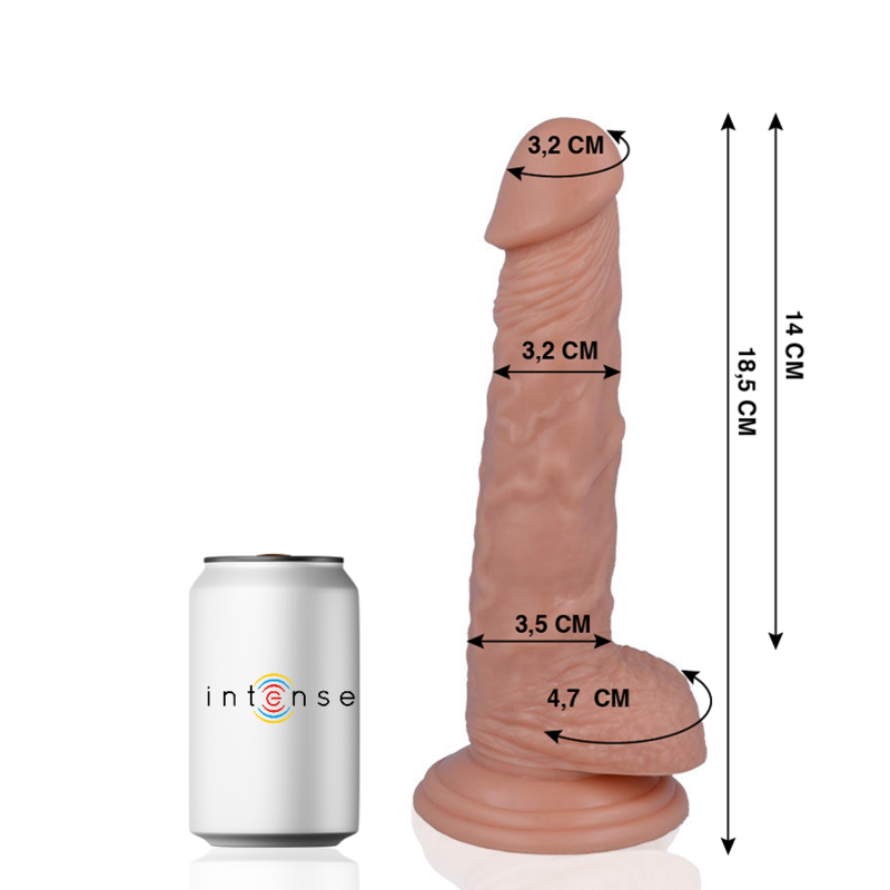 Mr Intense - 13 Realistische Penis 18,5 Cm -O- 3,2 Cm