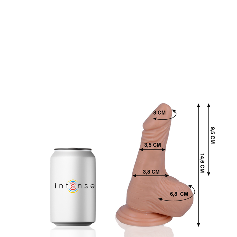 Mr Intense - 1 Realistinen Penis 14.6 Cm -O- 3.5 Cm