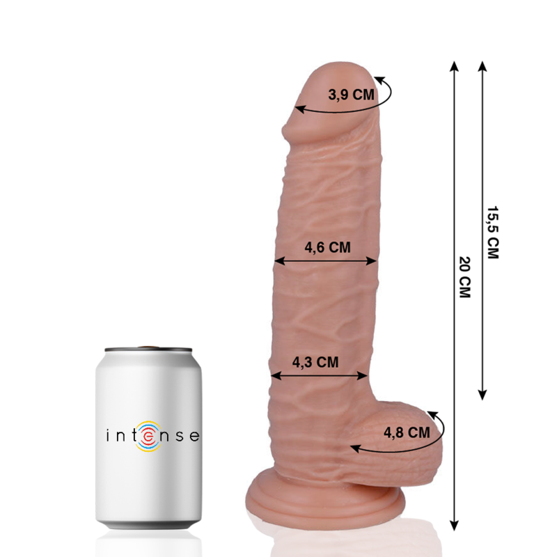 Mr Intense - 20 Реалистичен Пенис 20 См -O- 4.6 См