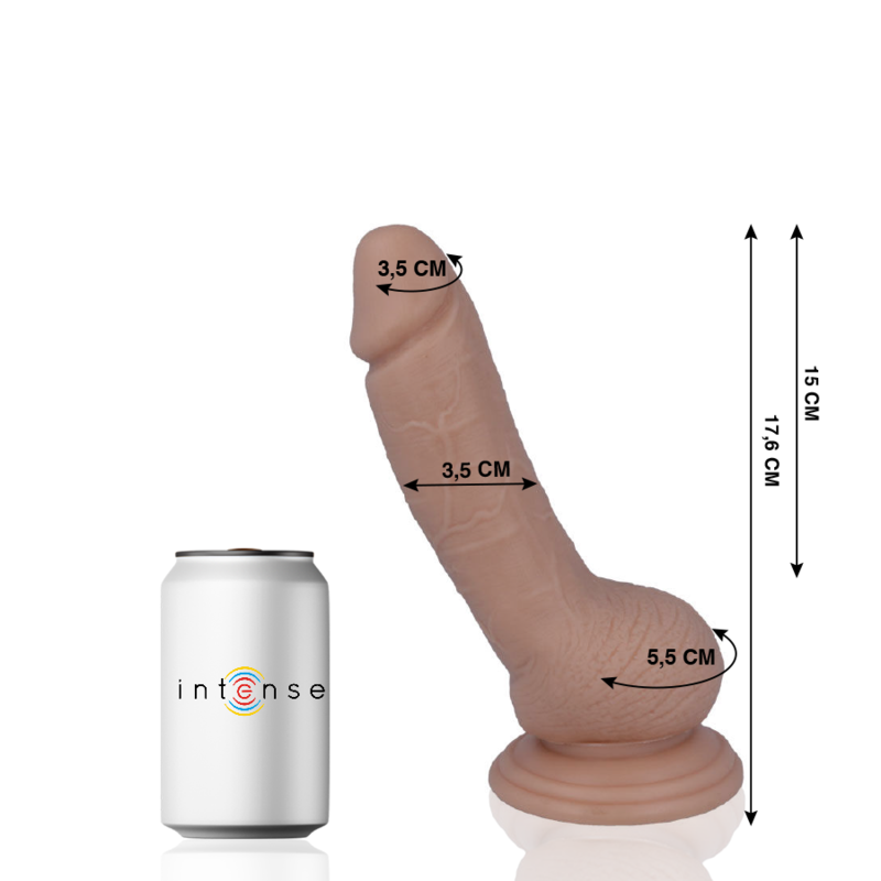 Mr Intense - 8 Penes Realistes 17.6 Cm -O- 3.5 Cm