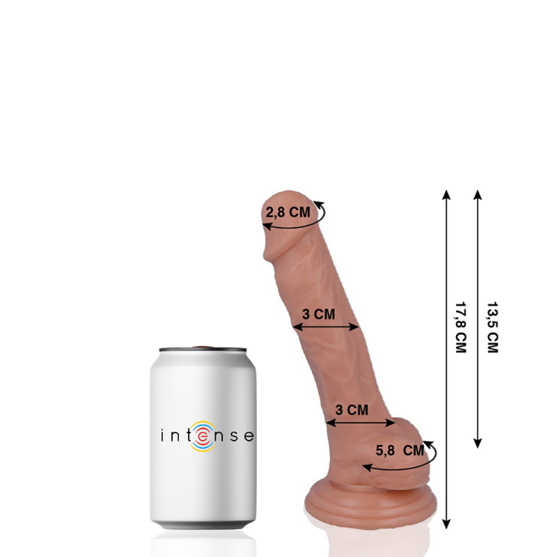 Mr Intense - 9 Reālistisks Penis 17.8 Cm -O- 3 Cm