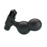 Plug Anal Vibrador de Silicone Preto