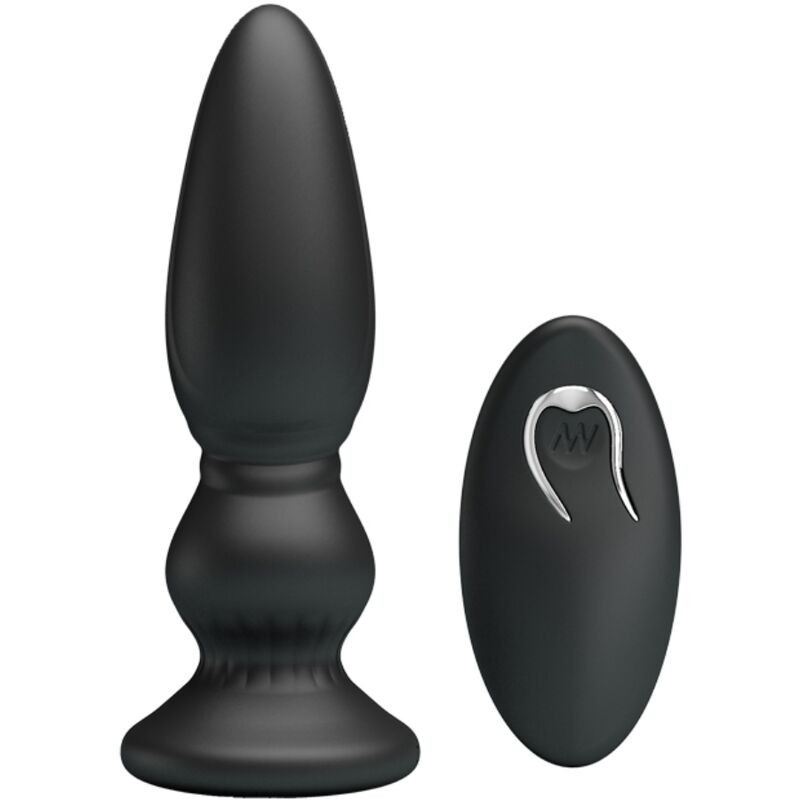 Starker Vibrator mit Fernbedienung Anal Plug Schwarz Starker Vibrator mit Fernbedienung Anal Plug Schwarz