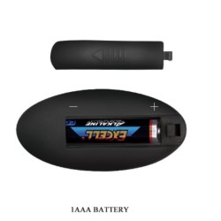 Spēcīgs Vibrators Ar Tālvadības Pulti Anālais Plug Melns