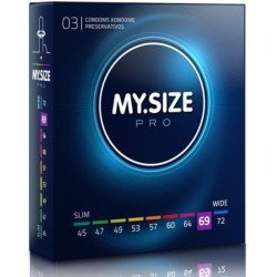 Pro Prezervatívy 69 mm 3 Kusy