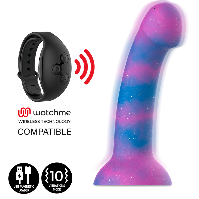 Dion Galactic Dildo M - Vibrador Compatível Com Watchme Wireless Technology