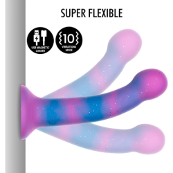 Dion Galactic Dildo S - Vibrator Kompatibel Med Watchme Wireless Technology