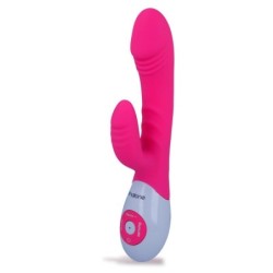 Dancer Vibrator With Rabbit And Sound-Responsive Vibration