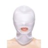 Fetish & Fashion Balaklava Öppen Mun Nylon Vit