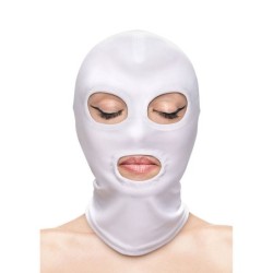 Fetish & Fashion Balaclava Oog- en Mondopening Nylon Wit