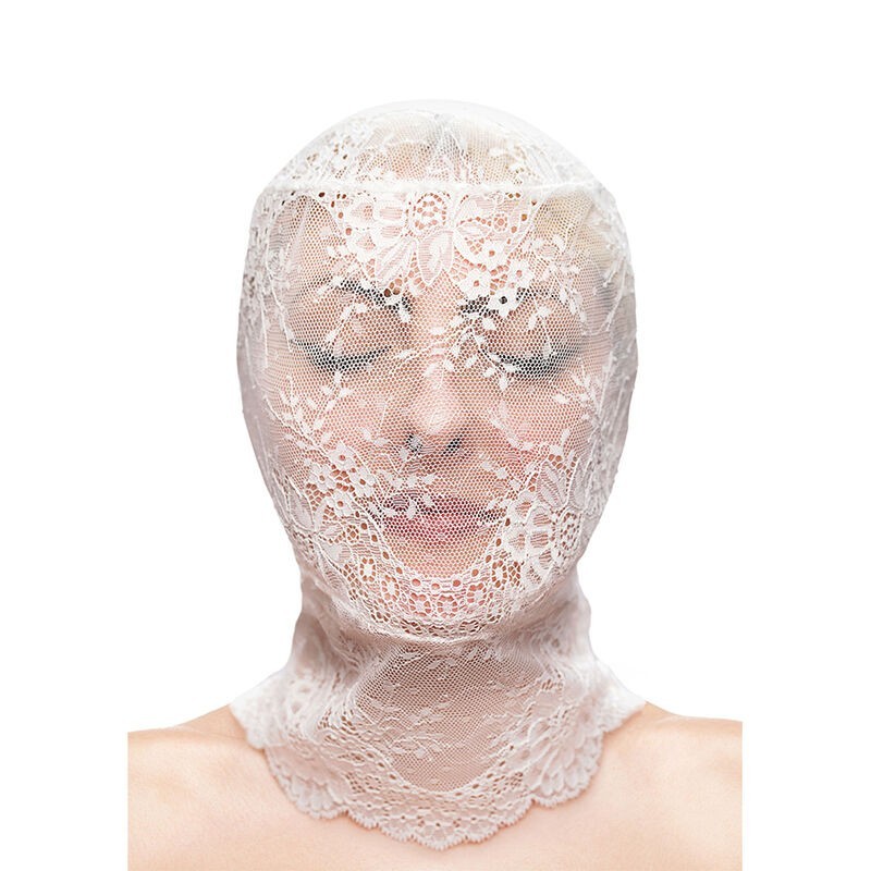 Fetish & Fashion Witte Kanten Balaclava Fetish & Fashion Witte Kanten Balaclava