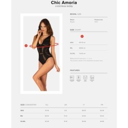 Chic Amoria Nounours Entrejambe Ouvert Xs/S