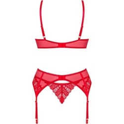 Ingridia Kolmiosainen Set Punainen Xs/S