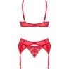 Ingridia Set Tre Pezzi Rosso Xs/S