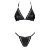 Black Tip Black Bikini L