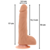 Dildo Üles ja Alla Funktsioon Kuumuse ja Kaugjuhtimispuldiga