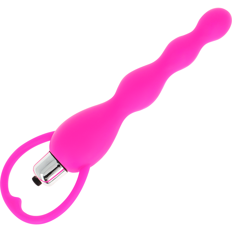 Analstimulator mit Vibration Fuchsia