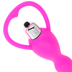 Analstimulator mit Vibration Fuchsia