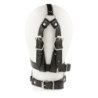 Head Harness With Ball Gag Mouth Cover