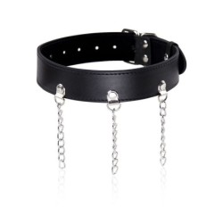 Fetish Halsband Met Ringen