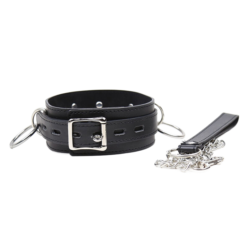 Sumission Halsband mit 3 Ringen