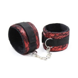 Algemas Aveludadas Com Fita de Nylon