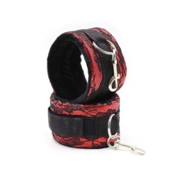 Algemas Aveludadas Com Fita de Nylon