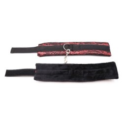 Algemas Aveludadas Com Fita de Nylon