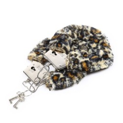 Manette di Metallo con Pelliccia Tigrata
